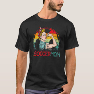 Soccer Soccer Ball Womens Retro Vintage 7 T-shirt