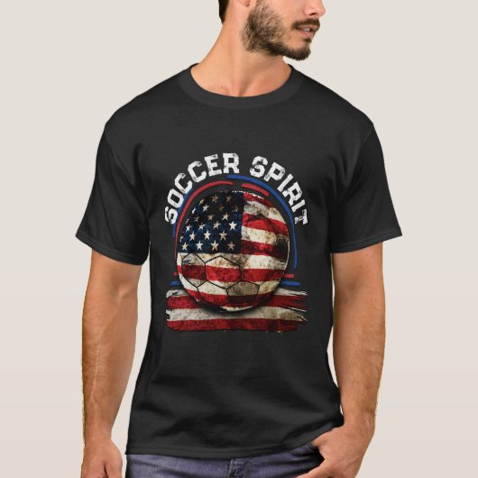 Soccer Spirit USA, Amerikaans voetbal T-shirt (Voorkant)