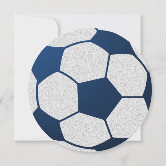 Soccer Sport Bar Mitzvah - Gegevens en informatie Kaart (Achterkant)