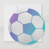 Soccer Sport Bar Mitzvah - Gegevens en informatie Kaart (Achterkant)