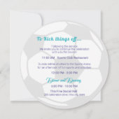 Soccer Sport Bar Mitzvah - Gegevens en informatie Kaart (Voorkant)