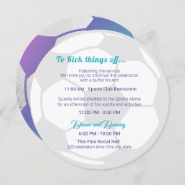 Soccer Sport Bar Mitzvah - Gegevens en informatie Kaart