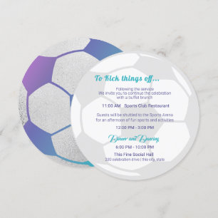 Soccer Sport Bar Mitzvah - Gegevens en informatie Kaart