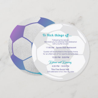 Soccer Sport Bar Mitzvah - Gegevens en informatie Kaart