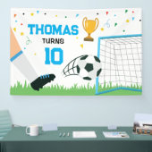 Soccer Sport Birthday backdrop banner (Beurs)