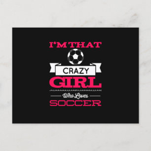 Soccer Sport Hobby Gym Athlete Briefkaart