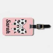 Soccer Sports Custom Bag Tag Bagagelabel (Voorkant horizontaal)