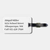 Soccer Sports Custom Bag Tag Bagagelabel (Achterkant horizontaal)