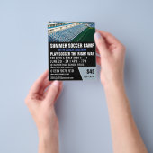 Soccer Stadium, Soccer Camp Adverteren Flyer (Hand)