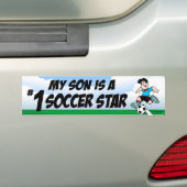 Soccer Star Bumpersticker (Op auto)