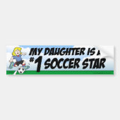 Soccer Star Bumpersticker (Voorkant)