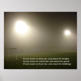 Soccer Star Motivatie Poster