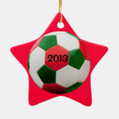 Soccer Star Ornament (Achterkant)