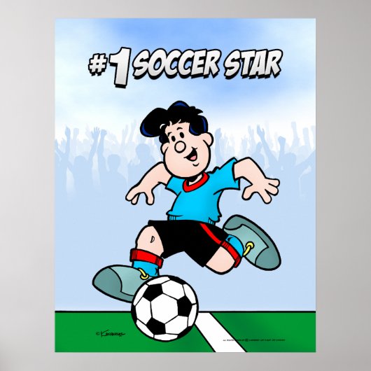 Soccer Star Poster (Voorkant)