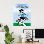 Soccer Star Poster (Thuiskantoor)