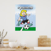 Soccer Star Poster (Keuken)