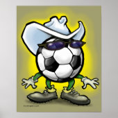 Soccer Star-Poster Poster (Voorkant)