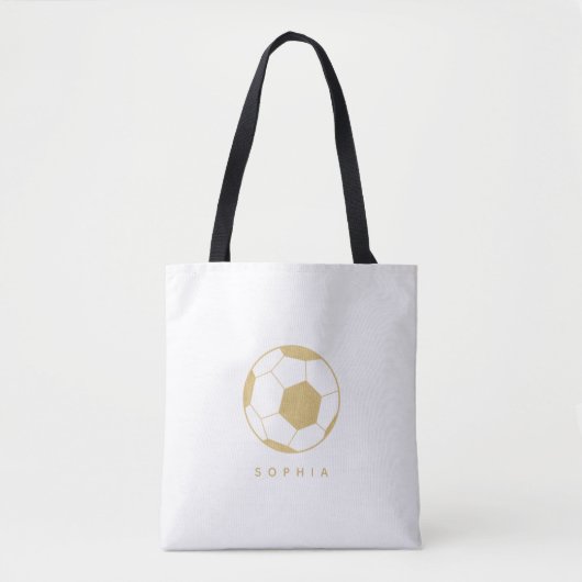 Soccer Star Specialized Gold Tote Bag (Voorkant)