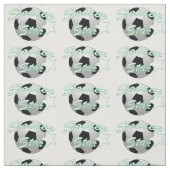 Soccer Star Stof (Swatch)