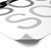 SOCCER T-shirts en cadeautjes Poster (Hoek)