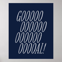 Soccer target navy blue