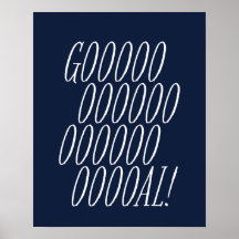 Soccer target navy blue