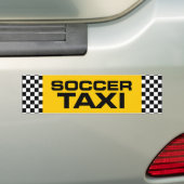 Soccer Taxi Bumpersticker (Op auto)