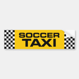 Soccer Taxi Bumpersticker