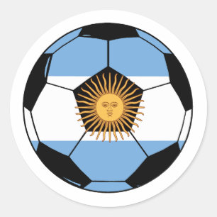 Soccer Team Argentina Ronde Sticker