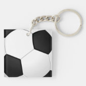 Soccer Team Gifts PERSONALIZED with 3 Tekstvakken Sleutelhanger (Achterkant)