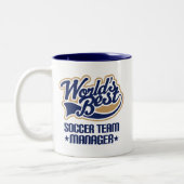 Soccer Team Manager Cadeft Tweekleurige Koffiemok (Links)