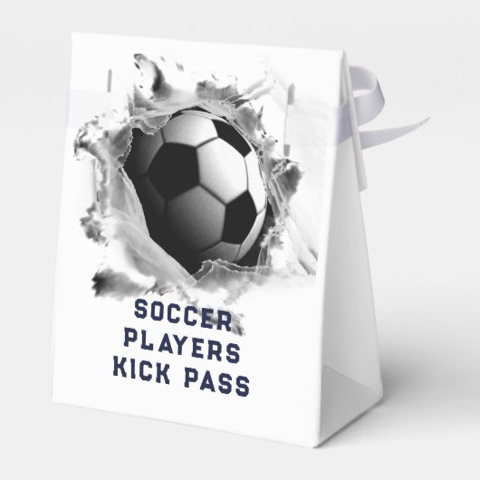 Soccer Team Party Sports Event Favor Box Bedankdoosjes (Achterkant)