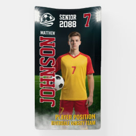 Soccer Team Senior Night Custom Photo Spandoek
