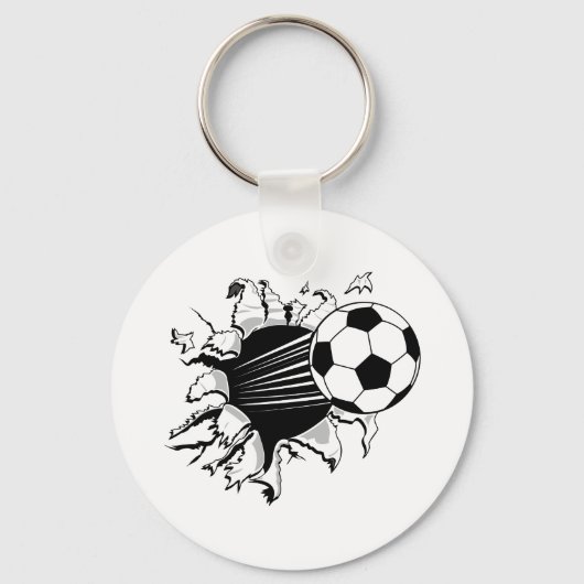 Soccer Tearout Sleutelhanger (Voorkant)