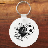 Soccer Tearout Sleutelhanger (Voorkant)