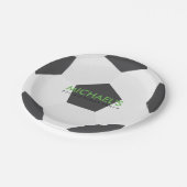 Soccer Theenmaal Party Papieren Bordje (Gekanteld)
