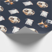 Soccer Thema Gift Wrap Cadeaupapier (Hoek)