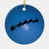 Soccer Theme kerstboomversiering Keramisch Ornament (Voorkant)