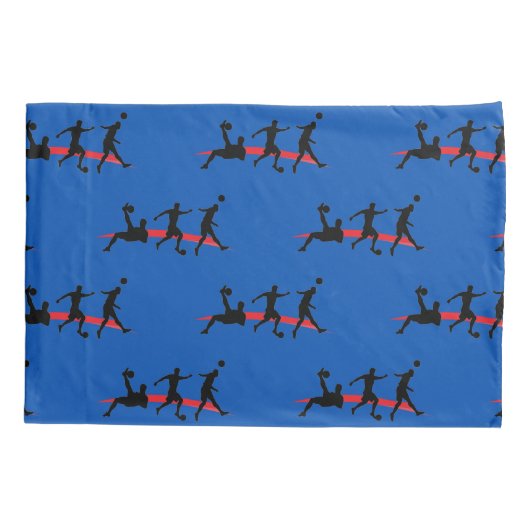 Soccer Theme Pillow Hoesjes HAMbyWG Kussensloop (Achterkant-Links)