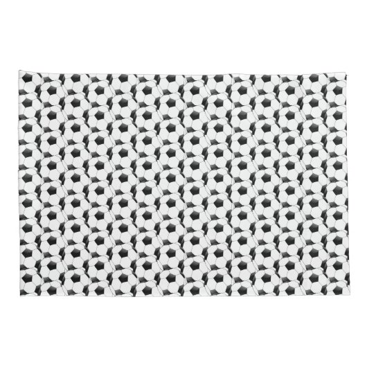 Soccer Theme Pillow Hoesjes HAMbyWG Kussensloop (Achterkant-Rechts)