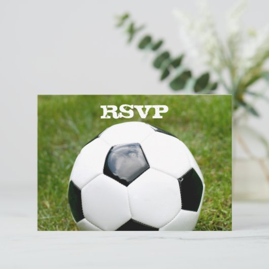 Soccer Thmed RSVP (Staand voorkant)