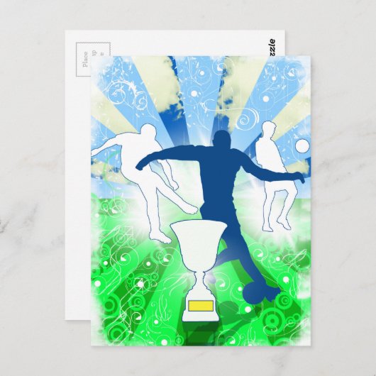 Soccer Trophy Briefkaart (Voorkant / Achterkant)