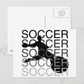 SOCCER Tshirts en cadeaus Briefkaart (Voorkant / Achterkant)