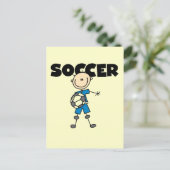 SOCCER Tshirts en cadeaus Briefkaart (Staand voorkant)