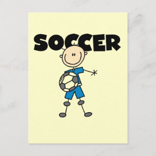 SOCCER Tshirts en cadeaus Briefkaart