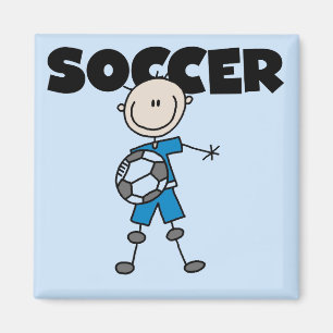 SOCCER Tshirts en cadeaus Magneet