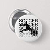SOCCER Tshirts en cadeaus Ronde Button 5,7 Cm (Voorkant /achterkant)