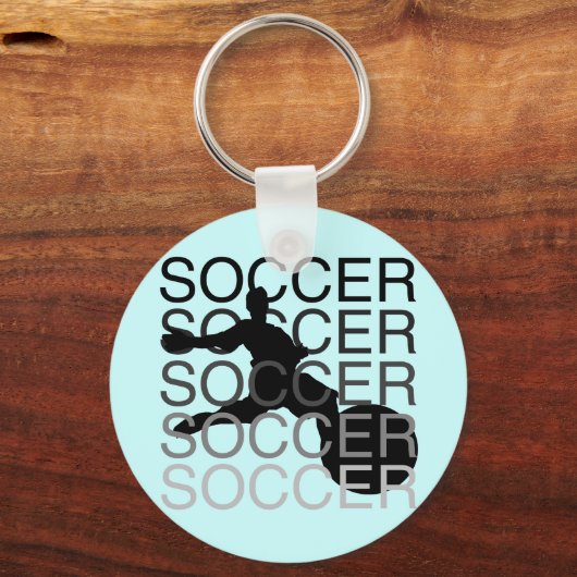 SOCCER Tshirts en cadeaus Sleutelhanger (Voorkant)