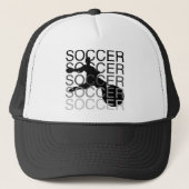 SOCCER Tshirts en cadeaus Trucker Pet (Voorkant)