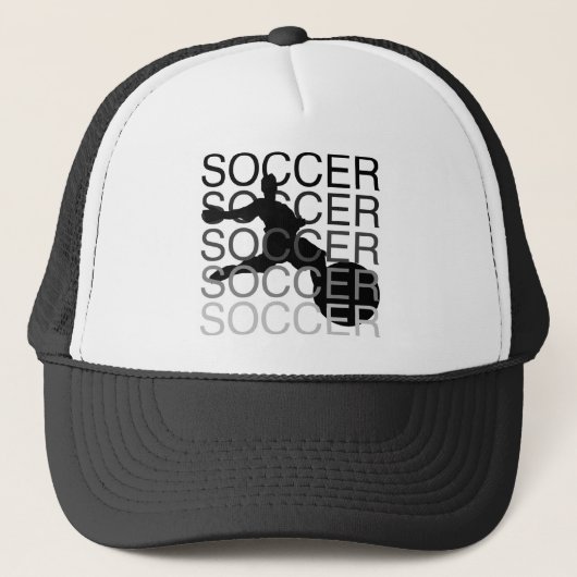 SOCCER Tshirts en cadeaus Trucker Pet (Voorkant)